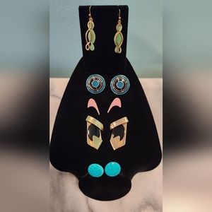 Vintage 80's earrings